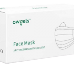 3 Ply Face Mask 50pk Owgels | 70-MOFMBOX50