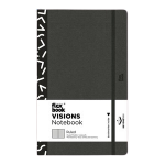 Flexbook Visions Notebook Pocket Ruled Black/white | 68-2100092