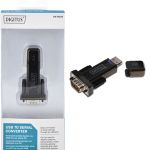Digitus Usb 2.0 Type A (m) To Serial Rs232 (m) Mini Adapter | 77-DA-70156