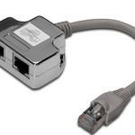 Digitus Cat5e Rj45 Data/data Splitter | 77-DN-93904