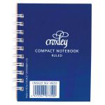 Croxley Notebook Pocket Side Opening 76x102mm Blue Cover 50 Leaf | 61-100253