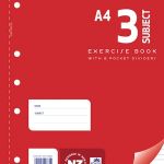Warwick Exercise Book Spiral 3 Subject 150 Leaf A4 Ruled 7mm | 61-113382