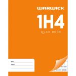 Warwick Exercise Book 1h4 28 Leaf Quad 10mm 230x180mm | 61-113520