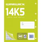 Warwick Refill 14k5 Loose Leaf 30 Leaf 2mm Quad 255x205mm | 61-115720