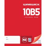 Warwick Pad 10b5 100 Leaf Newsprint Ruled 7mm 255x205mm | 61-117125