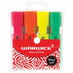 Warwick Highlighter Stubby Assorted 4 Pack | 61-117373