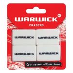 Warwick Eraser Multi 4 Pack Hangsell | 61-117375