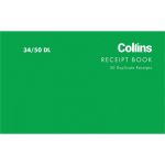 Collins Cash Receipt 34/50dl Duplicate Carbon Required | 61-120212