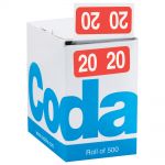 Codafile Label 19mm Year 2020 Roll 500 | 61-162020