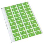 Codafile Label Numeric 7 25mm Pack 5 Sheets | 61-162507