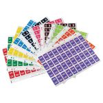 Codafile Label Numeric Miniset 0-9 Pack 10 Sheets 25mm | 61-162510