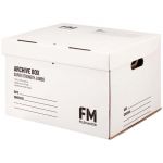 Fm Box Archive Jumbo Box Super Strength White 432w X 370d X 285h Inside Measure | 61-170609