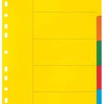 Fm Indices A4 5 Tab Coloured Cardboard | 61-171400