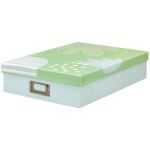 Fm Document Box Pastel Mint Green Baby Blue | 61-172256