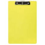 Fm Clipboard Neon Yellow Foolscap Transparent Plastic | 61-174313