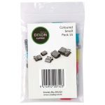 Dixon Paper Clips Clippie Coloured Small 15 Pack | 61-201312