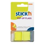 Stick\'n Pop Up Flags Yellow Neon 45x25mm 50 Sheets | 61-201630