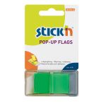 Stick\'n Pop Up Flags Green Neon 45x25mm 50 Sheets | 61-201631