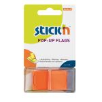 Stick\'n Pop Up Flags Orange Neon 45x25mm 50 Sheets | 61-201632