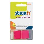 Stick\'n Pop Up Flags Pink Neon 45x25mm 50 Sheets | 61-201633