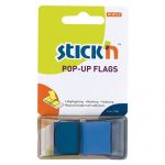 Stick\'n Pop Up Flags Blue Neon 45x25mm 50 Sheets | 61-201635