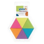 Stick\'n Puzzle Blocks Triangle 43x50mm 900 Sheets 6 Colours | 61-201675