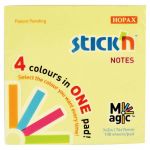 Stick\'n Notes Magic Pad Pastel 76x76mm 100 Sheets 4 Colours | 61-201681