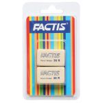 Factis Erasers 36r Twin Hangsell Pack | 61-214130