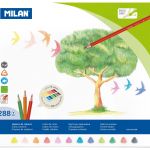 Milan Coloured Pencils Triangular Box 288 Assorted Colours | 61-214177