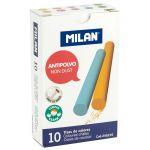 Milan Non Dust Chalk Coloured Pack 10 | 61-214226