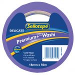 Sellotape Washi Premium+ Delicate 18mm X 50m | 61-2220018
