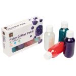 Ec Acrylic Paint Fairy Glitter Set 4 X 100ml | 61-227341