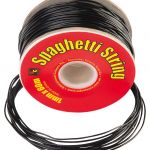 Ec String Pvc Spaghetti 60m Black | 61-227447