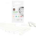 Ec Dustless Chalk White 12 Pack | 61-227467