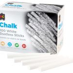 Ec Dustless Chalk White Box 100 | 61-227695