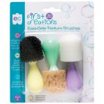 Ec First Creations Easi-grip Texture Brushes Set 3 | 61-227915