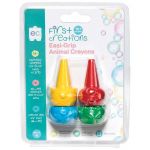 Ec First Creations Easy Grip Animal Crayons Set 4 | 61-227930