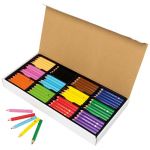 Ec Jumbo Pencils Pack 120 Washable Assorted Colours With Sharpener | 61-227989