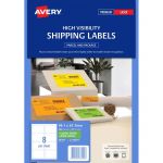 Avery Shipping Label L7165fg Fluoro Green 99.1x67.7mm 8up 25 Sheets | 61-231448