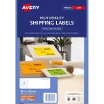 Avery Shipping Label L7162fo Fluoro Orange Laser 99.1x34mm 16up 25 Sheets | 61-231454