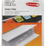 3l Index Tab 25mm White 72 Pack | 61-231460