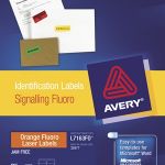 Avery Shipping Label L7163fo Flo Orange Laser 99.1x38.1mm 14up 25 Sheets | 61-231480