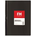 Fm Clipfile Punchless Black A4 3mm Polyprop | 61-231872