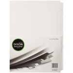 Dixon Binding Indices A4 White 10 Tab | 61-235701