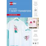 Avery Tshirt Transfer Inspired C9414 A4 White 1up 5 Sheets | 61-237965