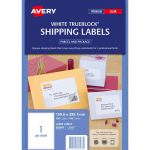 Avery Label L7167-100 1up 100 Sheets Laser 199x289mm | 61-238030