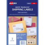 Avery Label L7168-100 2up 100 Sheets Laser 199x143mm | 61-238031