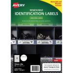 Avery Weather Resistant Removable Label L4716 Laser 30mm White 48up 20 Sheets | 61-238113