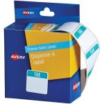 Avery Label Dispenser Tuesday Freezer Safe 24x24mm 100 Pack | 61-238133