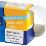 Avery Label Dispenser Dmr3549w 35x49mm White 220 Pack | 61-238295